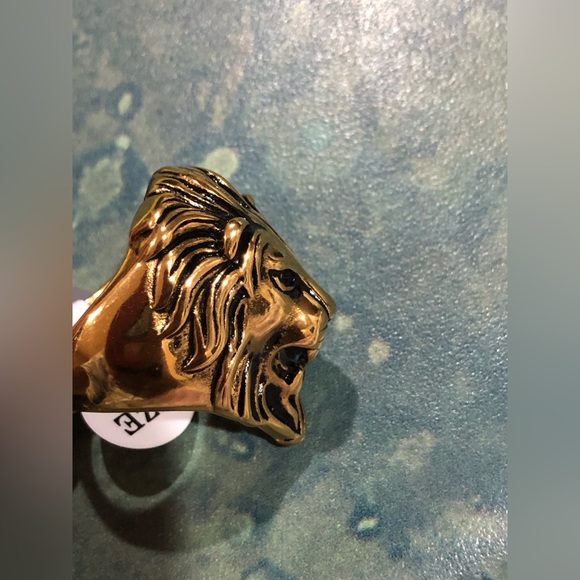 Lion head men’s ring size 10 new - Picture 6 of 16